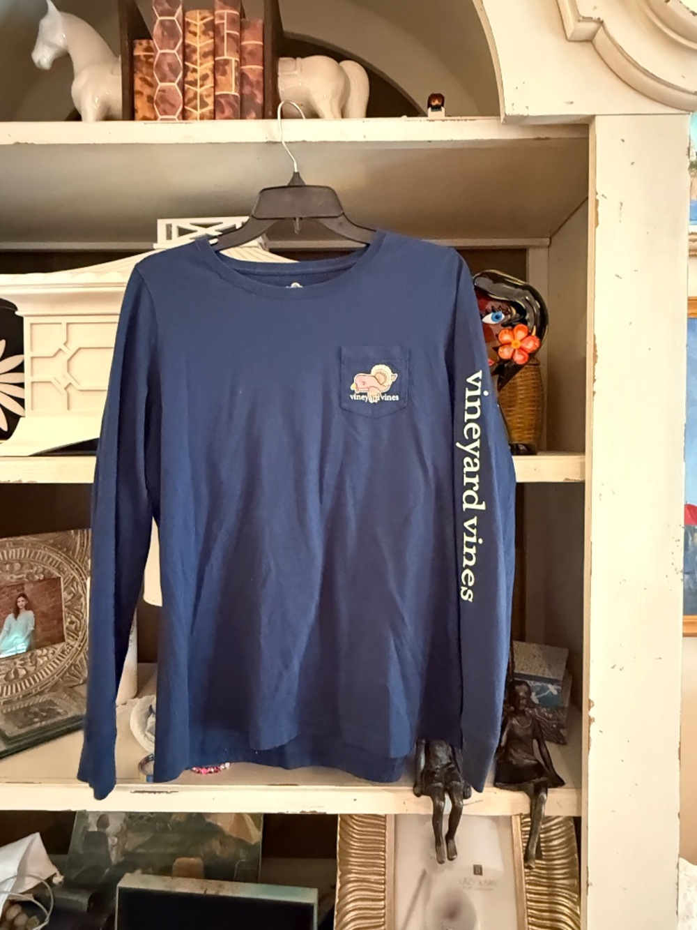 Vineyard Vines Small S Thanksgiving long sleeve t shirt tee  - Picture 4 of 4
